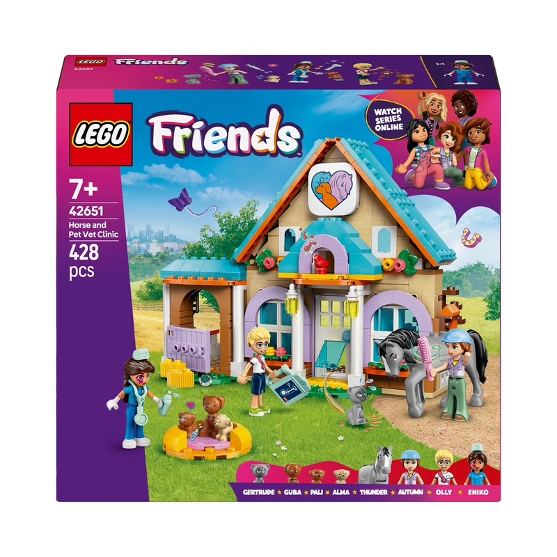 LEGO Friends 42651 Priatelia 42651 Veterinárna klinika pre kone a domáce zvieratá